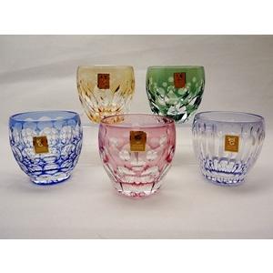KAGAMI 伝統工芸士・鍋谷聰作 江戸切子 紫陽花 冷酒杯 : t535-2684-ccb 