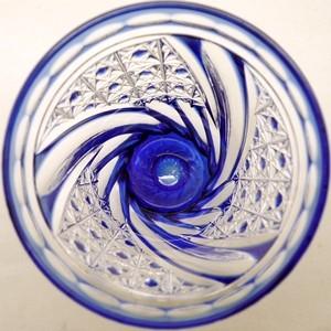 江戸切子 帯留め 瀧澤利夫謹製 江戸切子 TD001瀧澤硝子工芸 江戸切子伝統工芸士・瀧澤利夫作