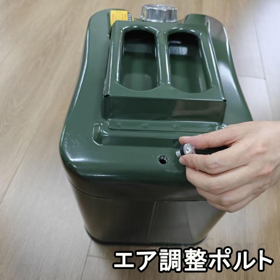 ガソリン携行缶 ガソリン缶 燃料携行缶 10L 20L 30L 亜鉛メッキ鋼板 UN認証 消防法適合 給油缶 車載用 縦型 高密閉 防錆 漏れ防止 防災 キャンプ 発電機 |  | 03