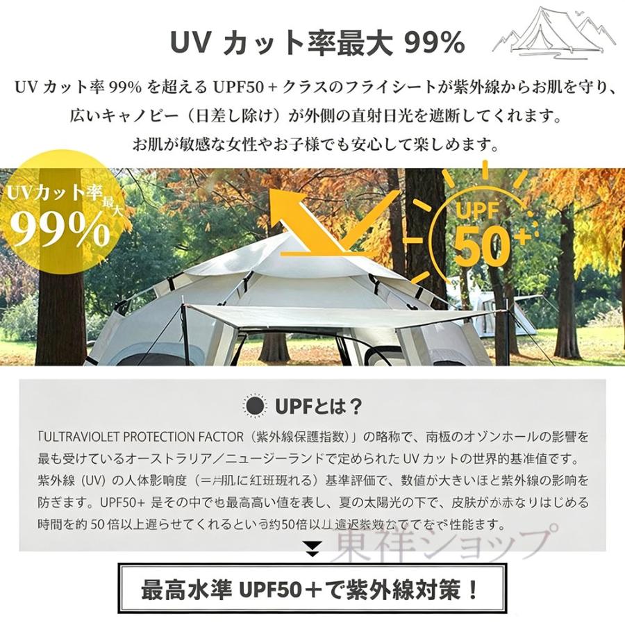 テント ワンタッチ ワンタッチテント 5人 8人用 タープテント ドーム