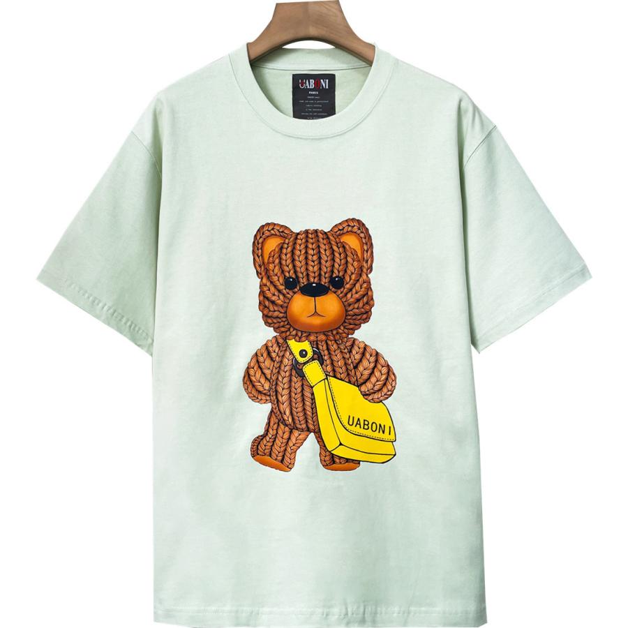 Tシャツ 半袖 EU製 Uaboni Paris ユアボニ パリ発 綿100％ 吸汗 快適