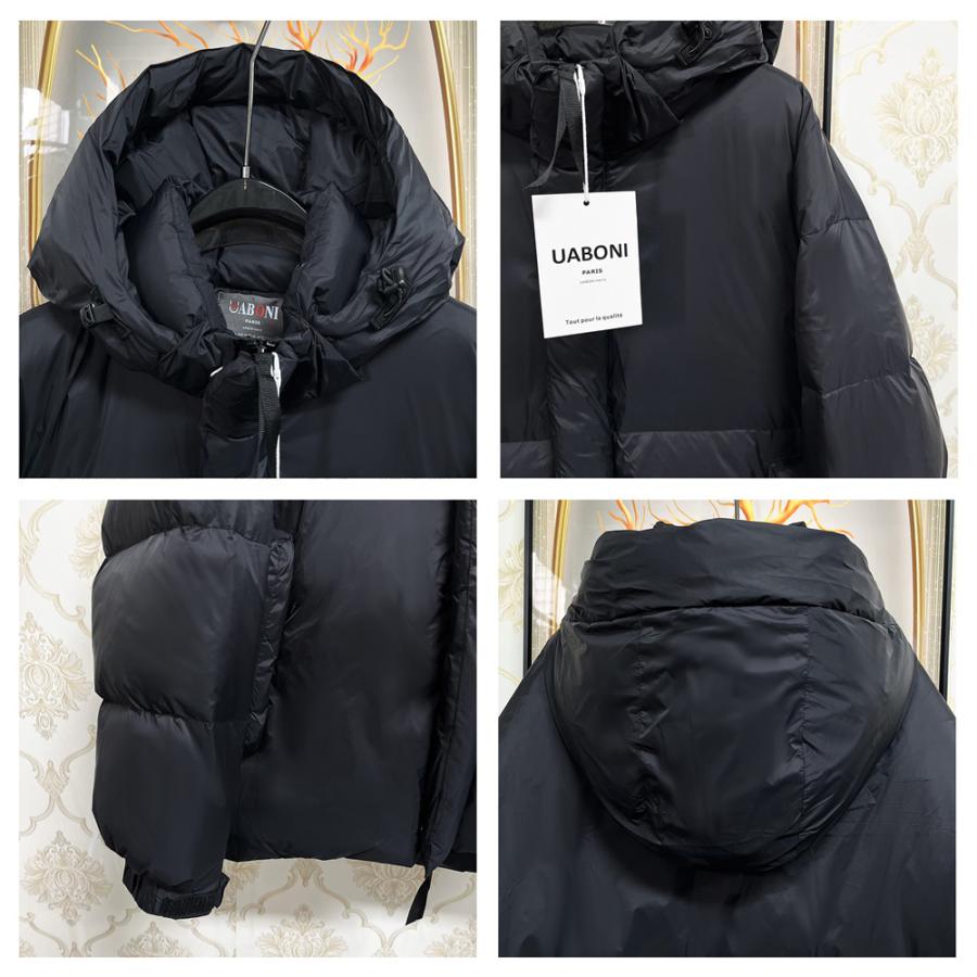 10%off ダウンジャケット EU製 UABONI ユアボニ パリ発 厚手 防風 撥水