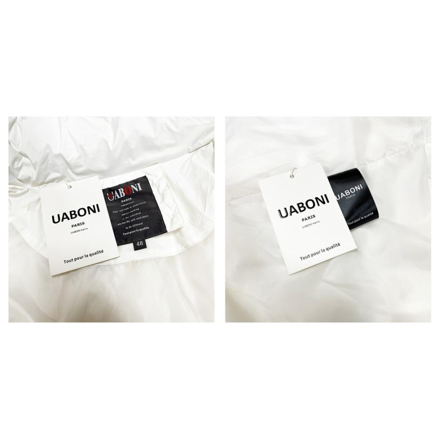 ダウンジャケット EU製 UABONI ユアボニ パリ発 厚手 防風 撥水