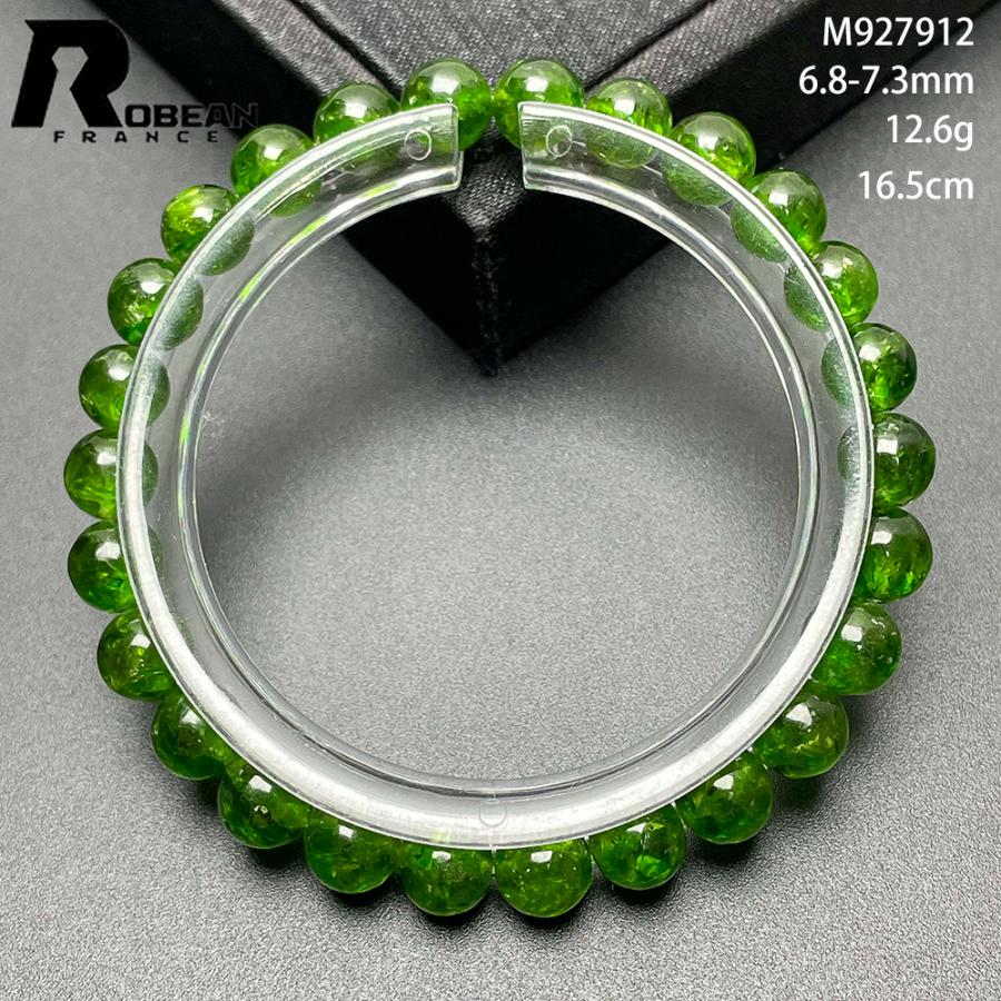 絶賛 EU製☆ROBEAN・ダイオプサイド・ブレスレット☆パワーストーン 