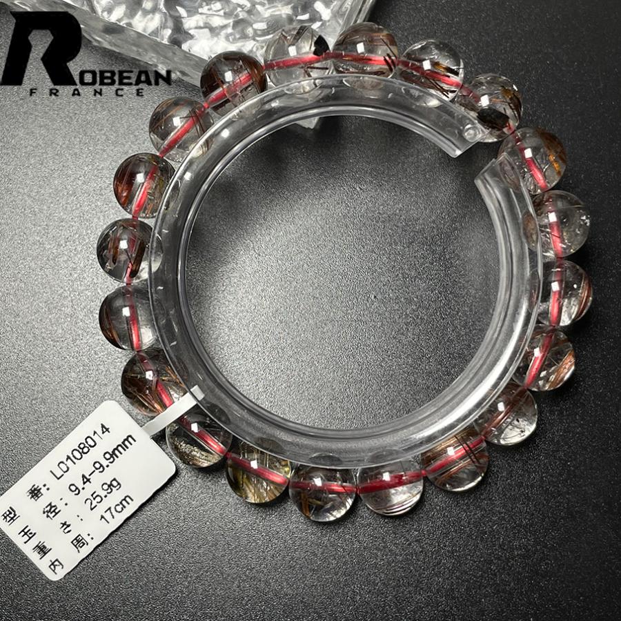 高級 EU製☆ROBEAN・ブラウンルチルクォーツ☆ブレスレット