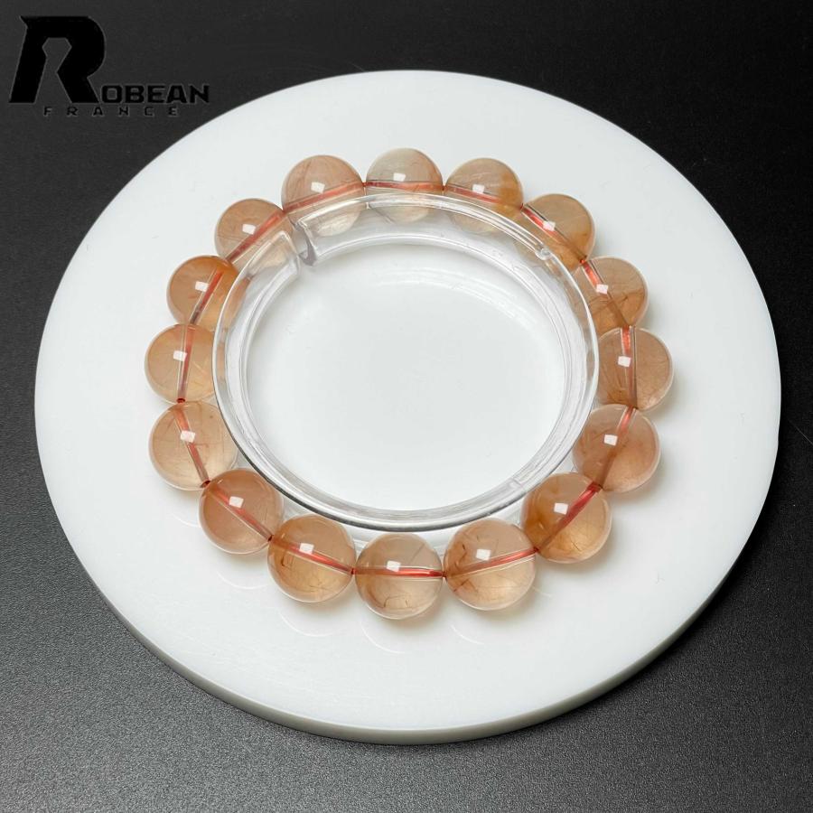 レア EU製☆ROBEAN・オレンジラビットヘアルチル☆パワーストーン 