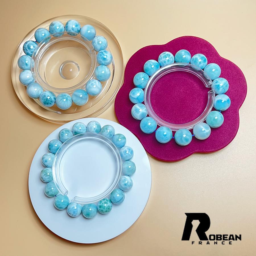 逸品 EU製 ☆ROBEAN・ドミニカ共和国産のラリマー☆パワーストーン 