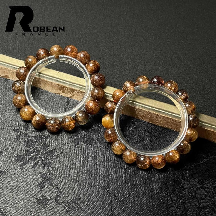 絶賛 EU製 ☆ROBEAN・銅髪ルチルクォーツ☆ブレスレット 