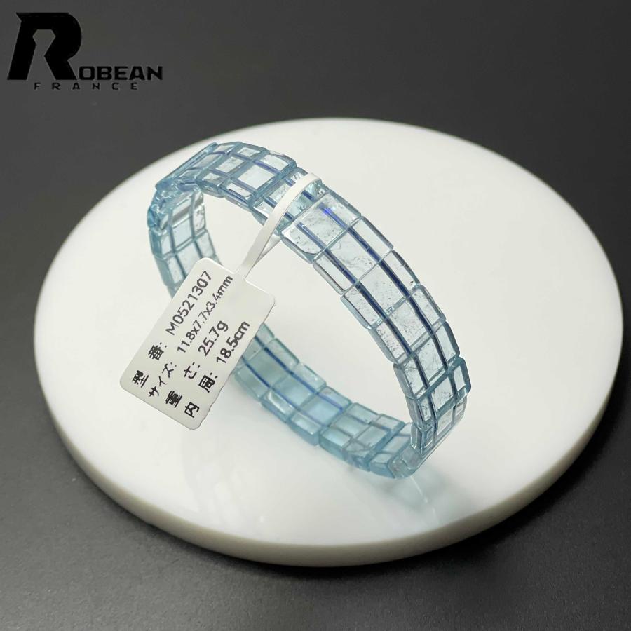 綺麗 EU製 ☆ROBEAN・ブルートパーズ☆バングル パワーストーン 天然石 