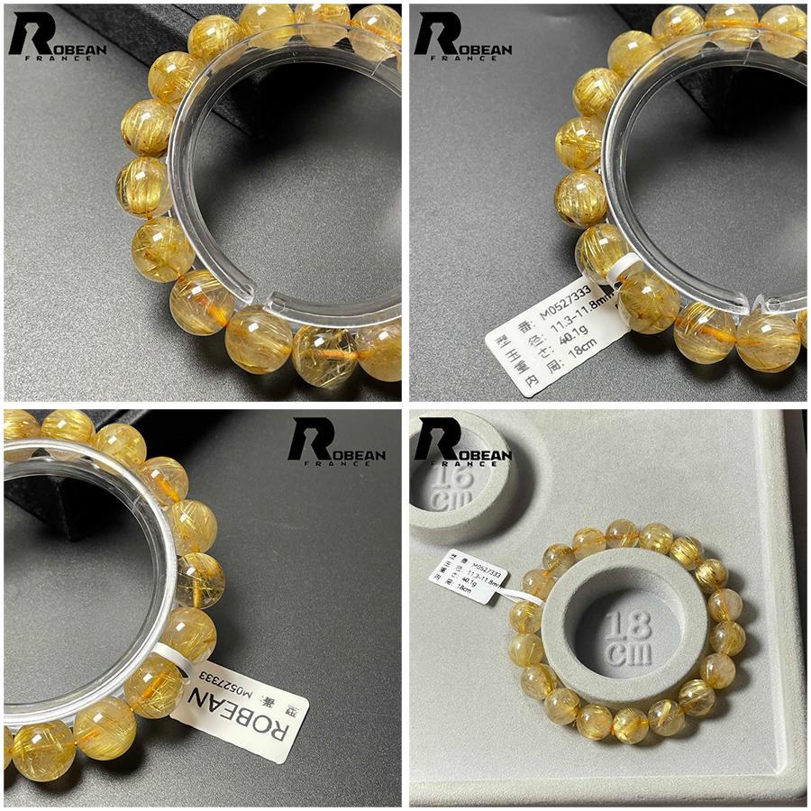 夢色 EU製 ★ROBEAN・極!極満針ルチルクォーツ★ブレスレット パワーストーン 天然石 綺麗 金運 お守り アクセサリー レディース メンズ_4