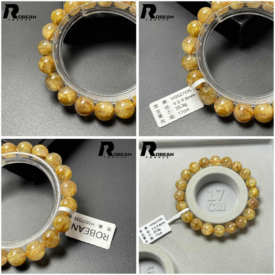 夢色 EU製 ★ROBEAN・極!極満針ルチルクォーツ★ブレスレット パワーストーン 天然石 綺麗 金運 お守り アクセサリー レディース メンズ_2