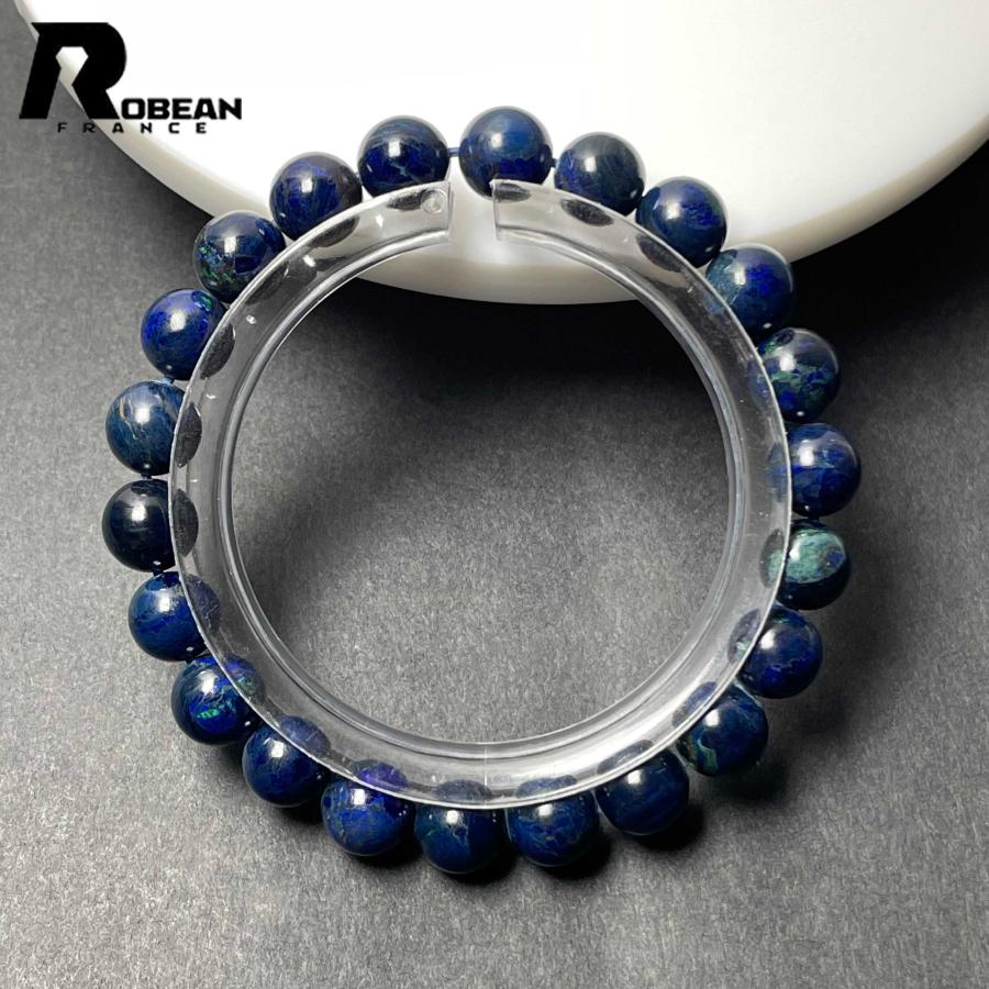 高級 EU製☆ROBEAN・ブルークリソコラ☆パワーストーン ブレスレット 