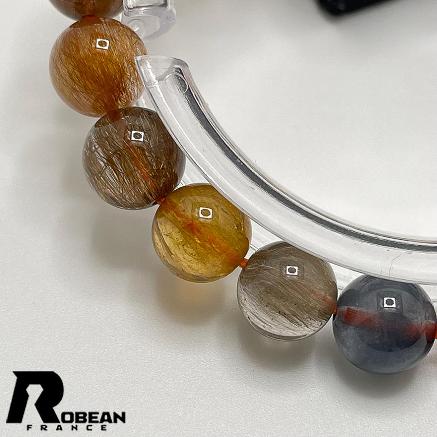 10%off 絶賛 EU製☆ROBEAN・ガーデンルチルクォーツ☆ブレスレット