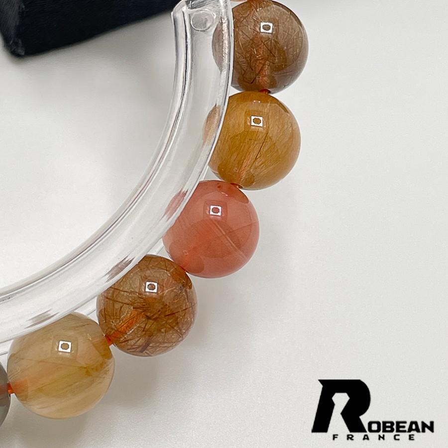 10%off 絶賛 EU製☆ROBEAN・ガーデンルチルクォーツ☆ブレスレット