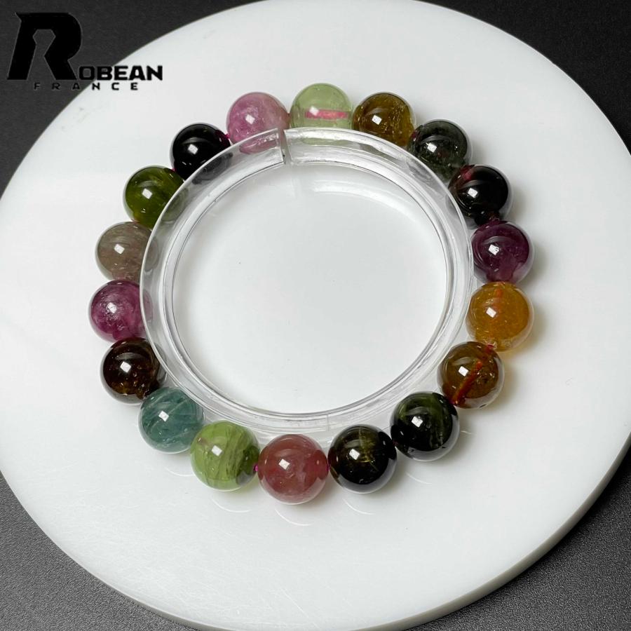 10%off 貴重 EU製☆ROBEAN・ミックスカラートルマリン☆ブレスレット 