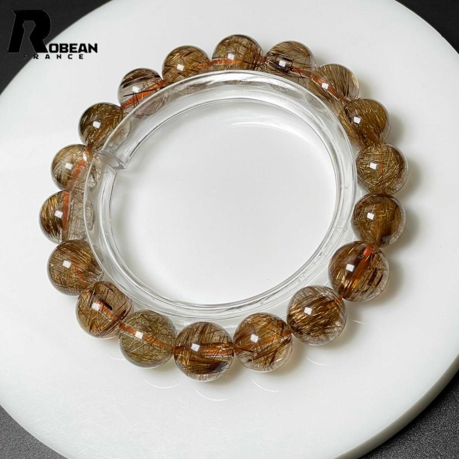 10%off 夢色 EU製☆ROBEAN・銅髪ルチルクォーツ☆ブレスレット 