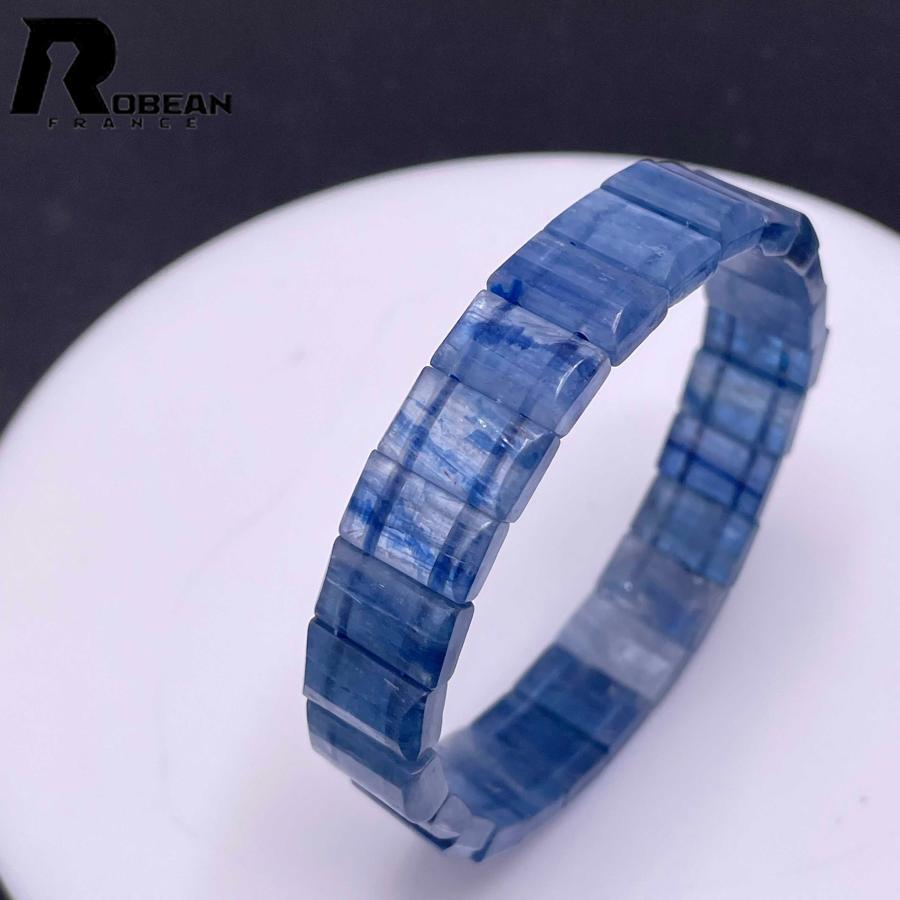 10%off 逸品 EU製☆ROBEAN・カイヤナイト・バングル☆パワーストーン 