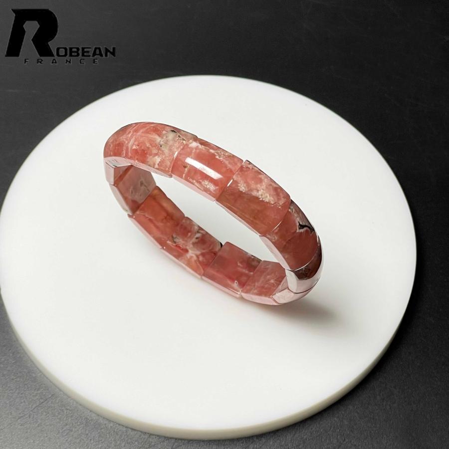 綺麗 EU製★ROBEAN・インカローズ・バングル★パワーストーン 天然石 プレゼント バラ色 癒し 浄化 16*12.2*6.4mm M084220_1