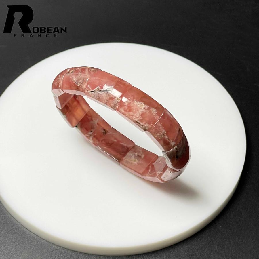 綺麗 EU製★ROBEAN・インカローズ・バングル★パワーストーン 天然石 プレゼント バラ色 癒し 浄化 16*12.2*6.4mm M084220_3