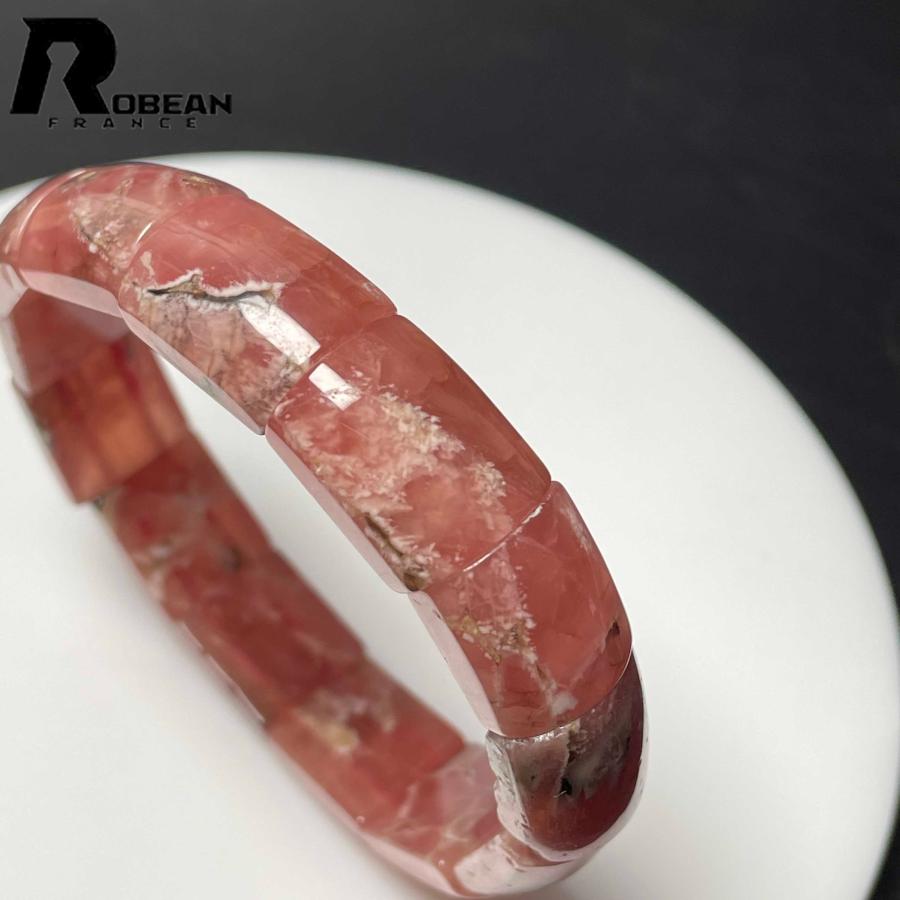 綺麗 EU製★ROBEAN・インカローズ・バングル★パワーストーン 天然石 プレゼント バラ色 癒し 浄化 16*12.2*6.4mm M084220_4