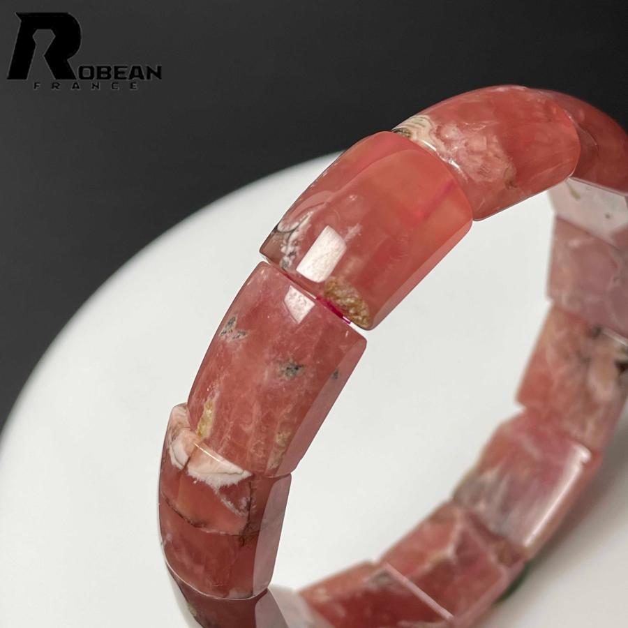 綺麗 EU製★ROBEAN・インカローズ・バングル★パワーストーン 天然石 プレゼント バラ色 癒し 浄化 16*12.2*6.4mm M084220_5