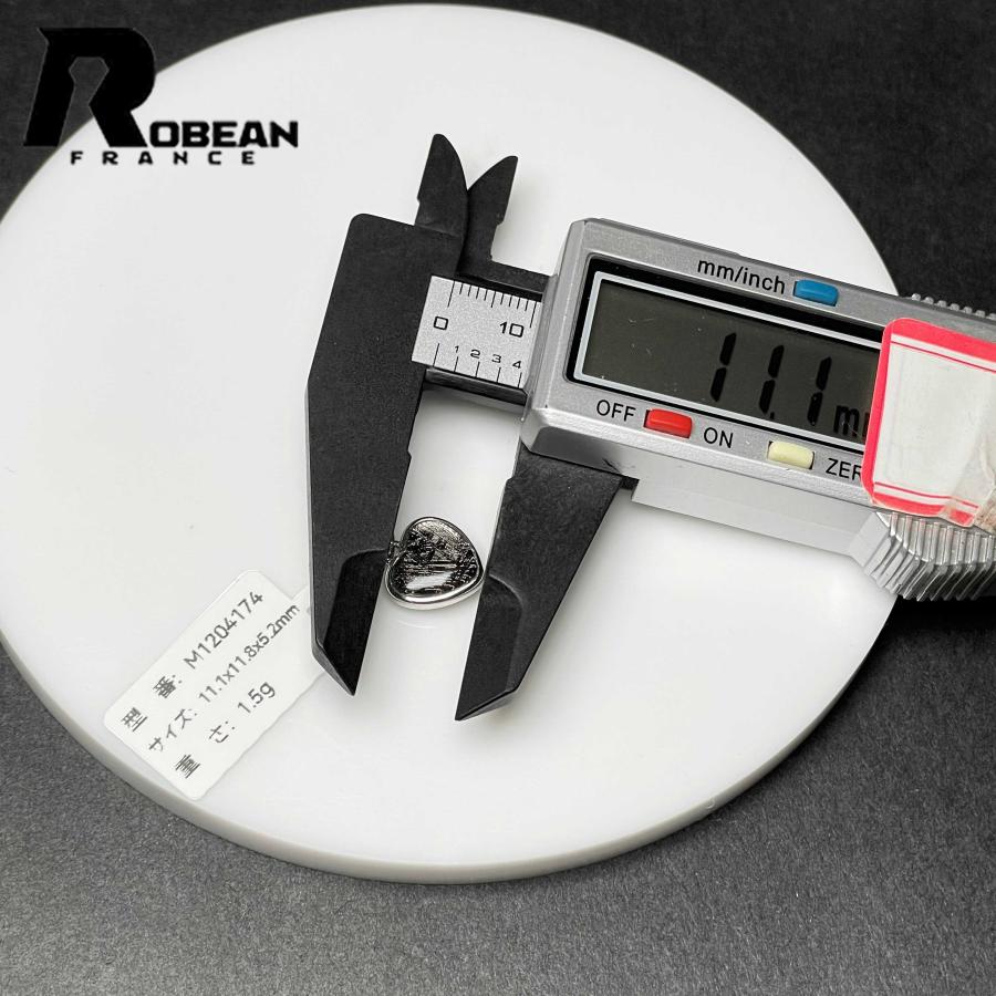 上品 EU製 ★ROBEAN・シルバーギベオン隕石★925銀ペンダント 月に近い パワーストーン 天然石 プレゼント 11.1*11.8*5.2mm M1204174の画像