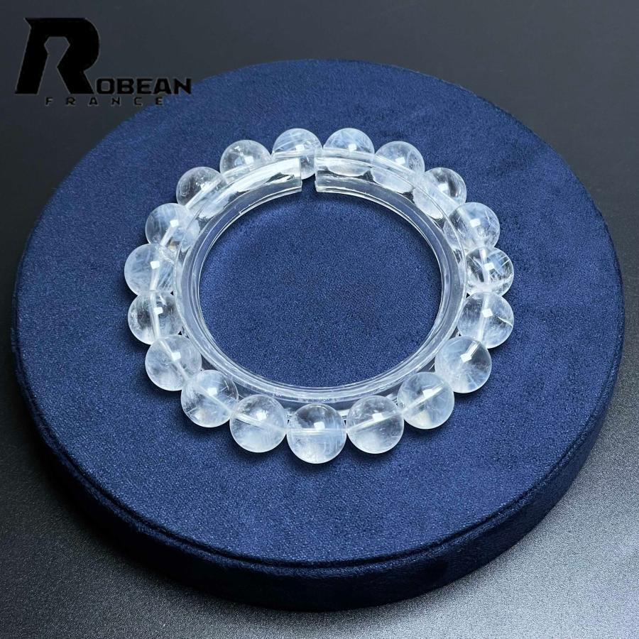 絶賛 EU製★ROBEAN・ブルーエンジェルラダークォーツ★パワーストーン ブレスレット 天然石 プレゼント 10.3-10.7mm M1205183