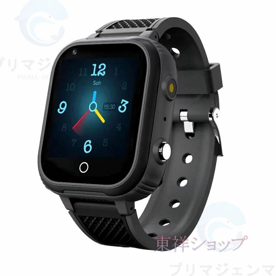 キッズ 腕時計 スマートウォッチ GPS 子供 4G ビデオ通話 多機能 双方向通話ウォッチ GPS カメラ自撮り 遠隔監視 懐中電灯 歩数計 SOSコール IP67防水 2025の画像