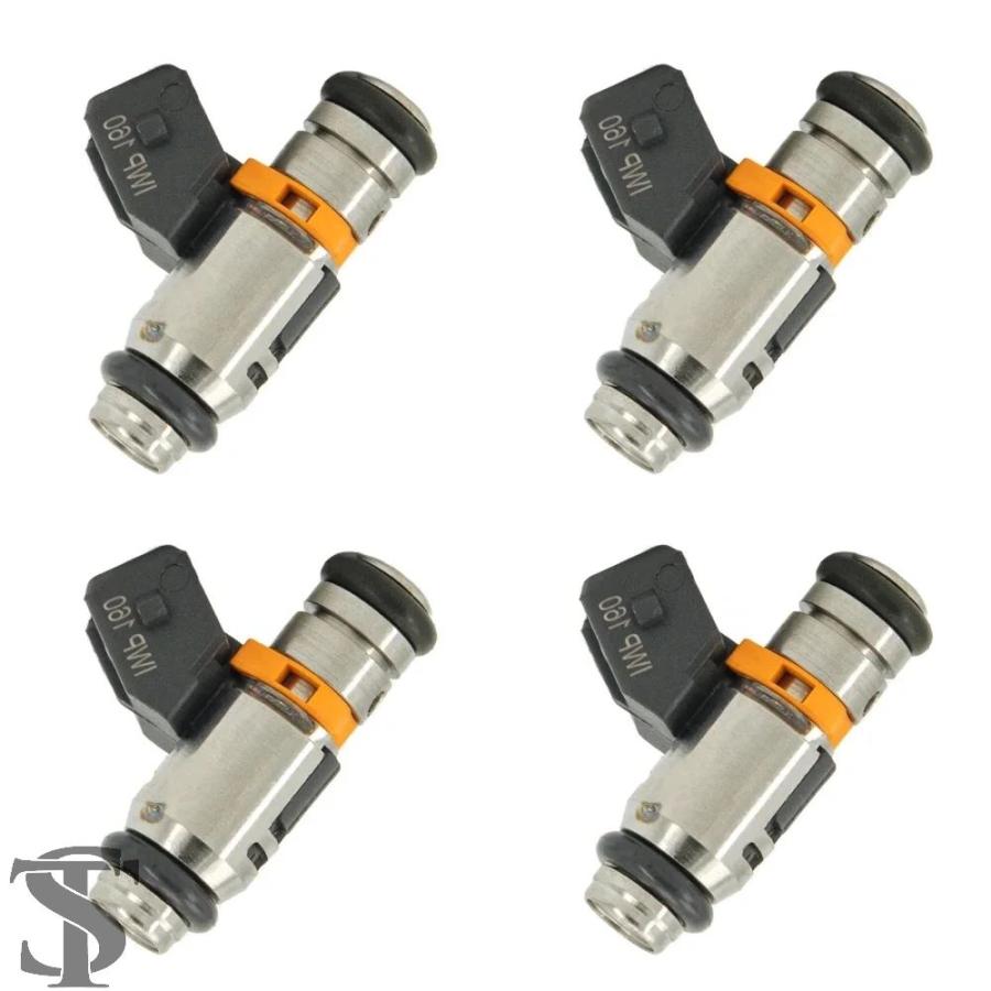 並行輸入品 4 個 IWP160 燃料インジェクター フィアット グランデプント 1.2 07 R POJ 1.2/1.4 8V NEW500 ...
