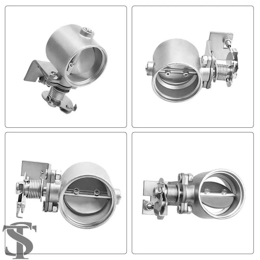 並行輸入品 汎用バイク 2 インチ/51 MM 60 MM手動操作排気カットアウト