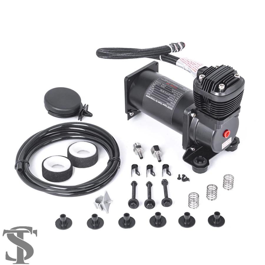 並行輸入品 汎用超静音 DC 12V SQ420 エアサスペンションエア