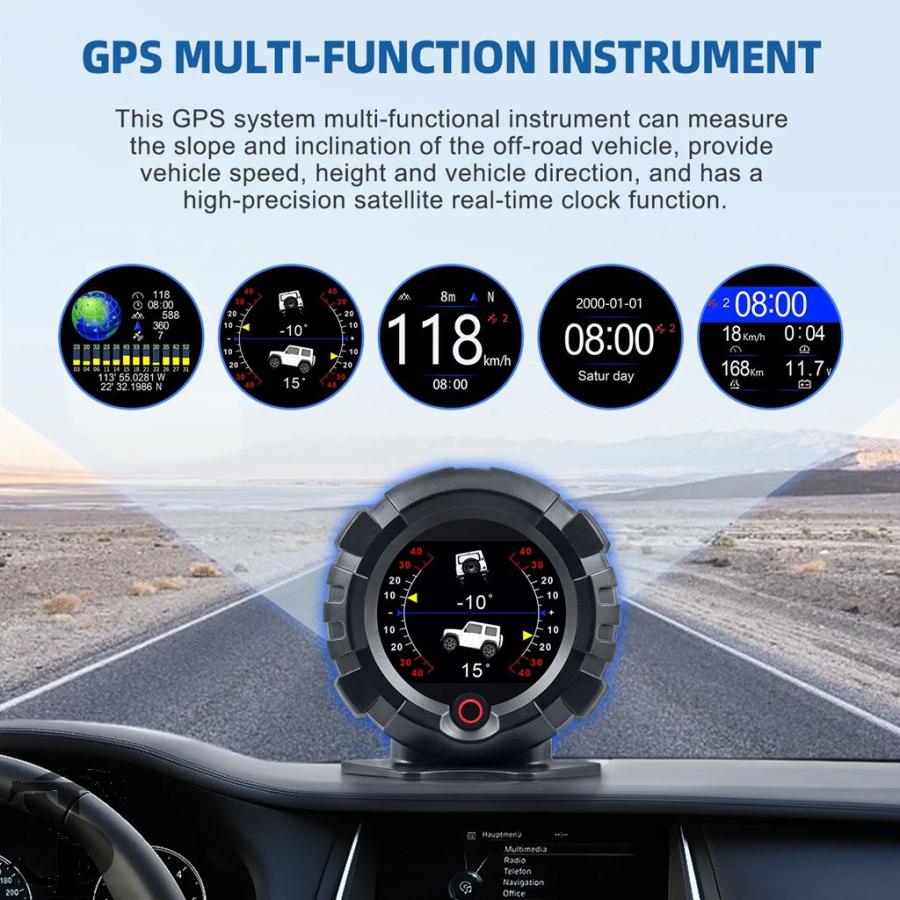 並行輸入品 X95 ヘッドアップディスプレイ OBD/GPS スピードメーター