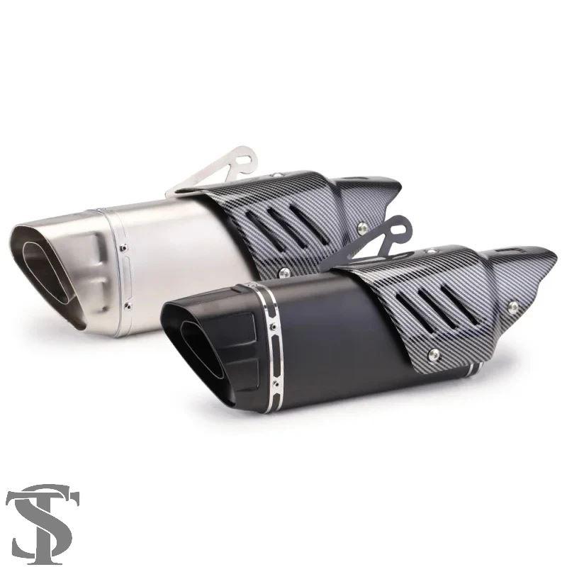 並行輸入品 51 MMインレット汎用バイクマフラー AKR M1ESCAPE
