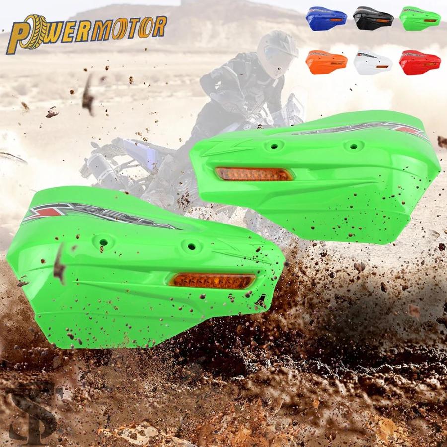 並行輸入品 ZETA XC-PRO バイクハンドガードウィンカーハンドルバー