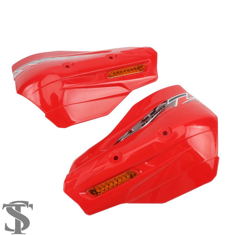 並行輸入品 ZETA XC-PRO バイクハンドガードウィンカーハンドルバー