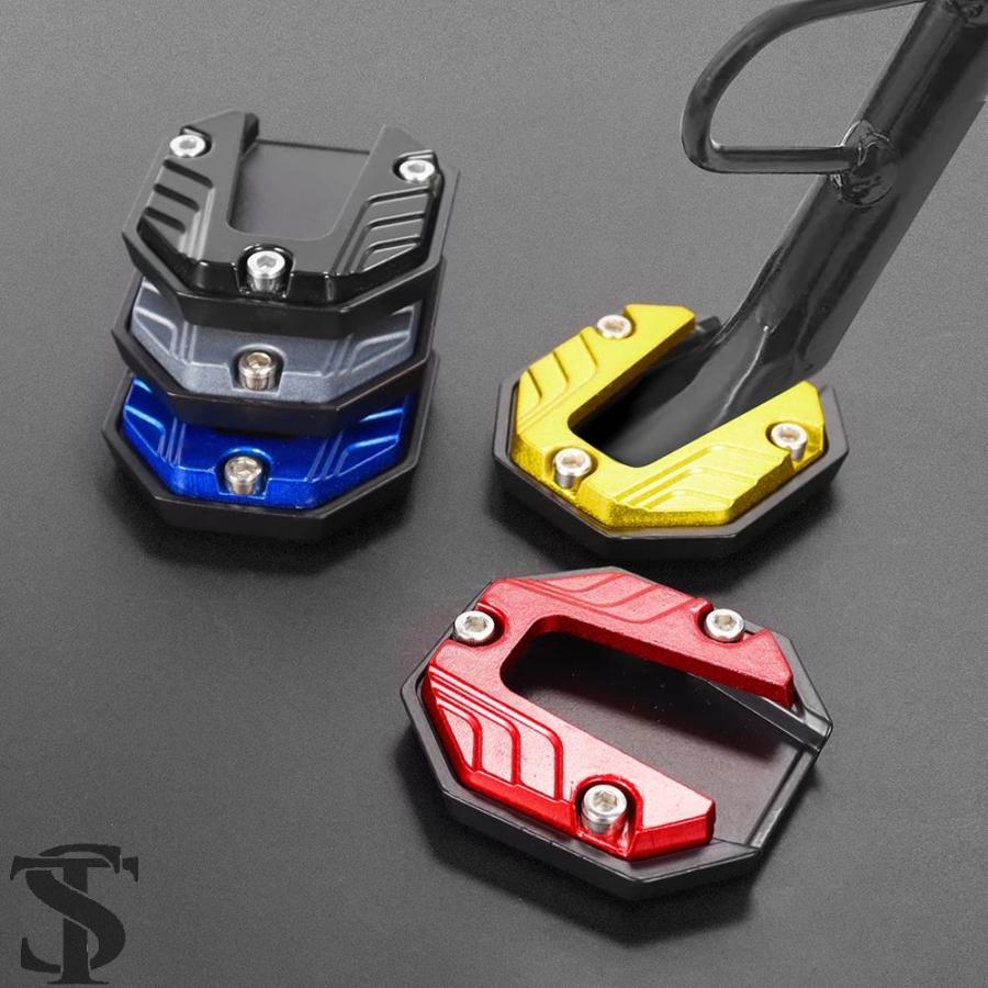 並行輸入品 1 個バイクバイクキックスタンドエクステンダー足