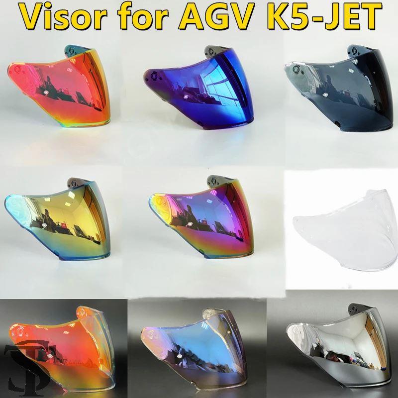 バイザー AGV K5 JET シールド UV 保護フロントガラスサンシールドキャスコモトアクセサリー | ブランド登録なし