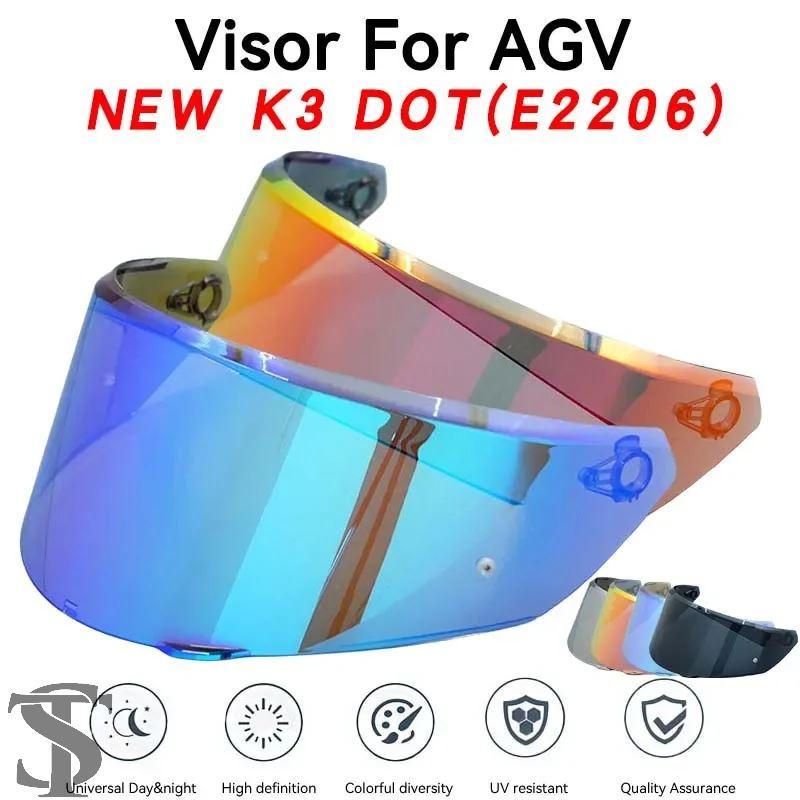 並行輸入品】K3 DOT E2206 バイザー AGV K3 2023 2024 バイク