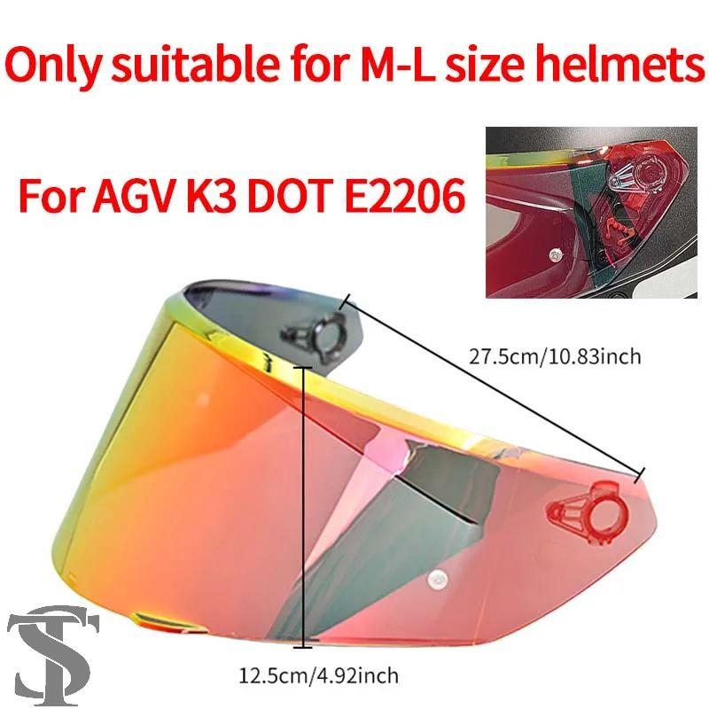並行輸入品 K3 DOT E2206 バイザー AGV 2023 2024 バイクレンズ
