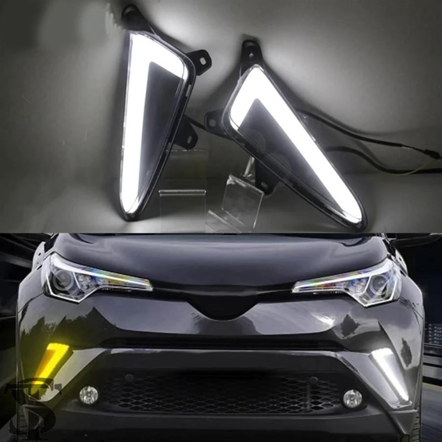 送料無料　新品未使用　トヨタ C-HR用LEDリアバンパーライト　前期用 並行輸入品 トヨタ C-HR CHR XLE DRL バンパーライト用 LED デイタイム