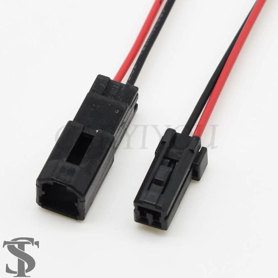 並行輸入品 1セット 2ピン 174057-2 174056-2 車用スピーカープラグ ツイータープラグ オートエレクトリックハーネス メス ...