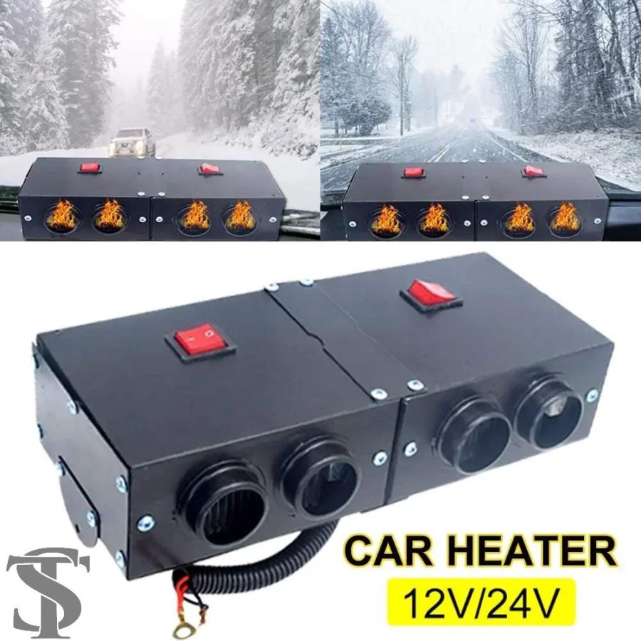 並行輸入品 12V / 24V 500W 車用ヒーターデフロスターキット 高出力 