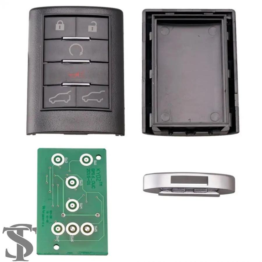 並行輸入品 自動車キー交換用 315MHZ 6ボタン リモートキーレス