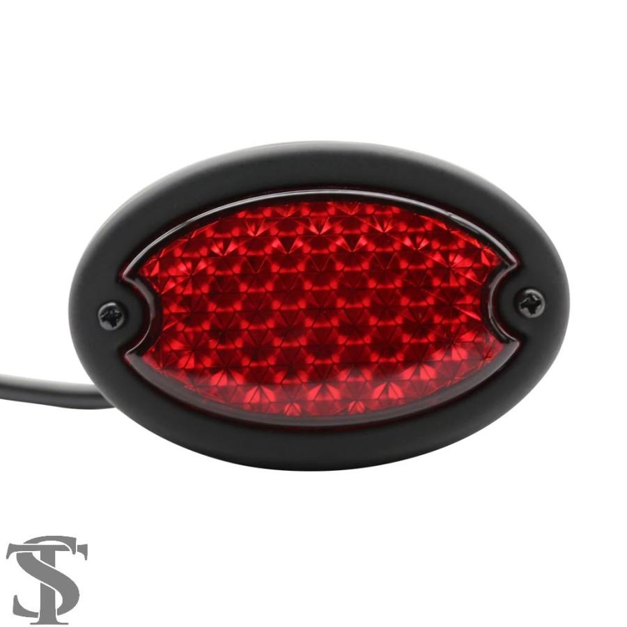 【並行輸入品】キャットアイスタイル ビンテージ LED バイク用テールライト ボバー カフェレーサー用 | ブランド登録なし | 05