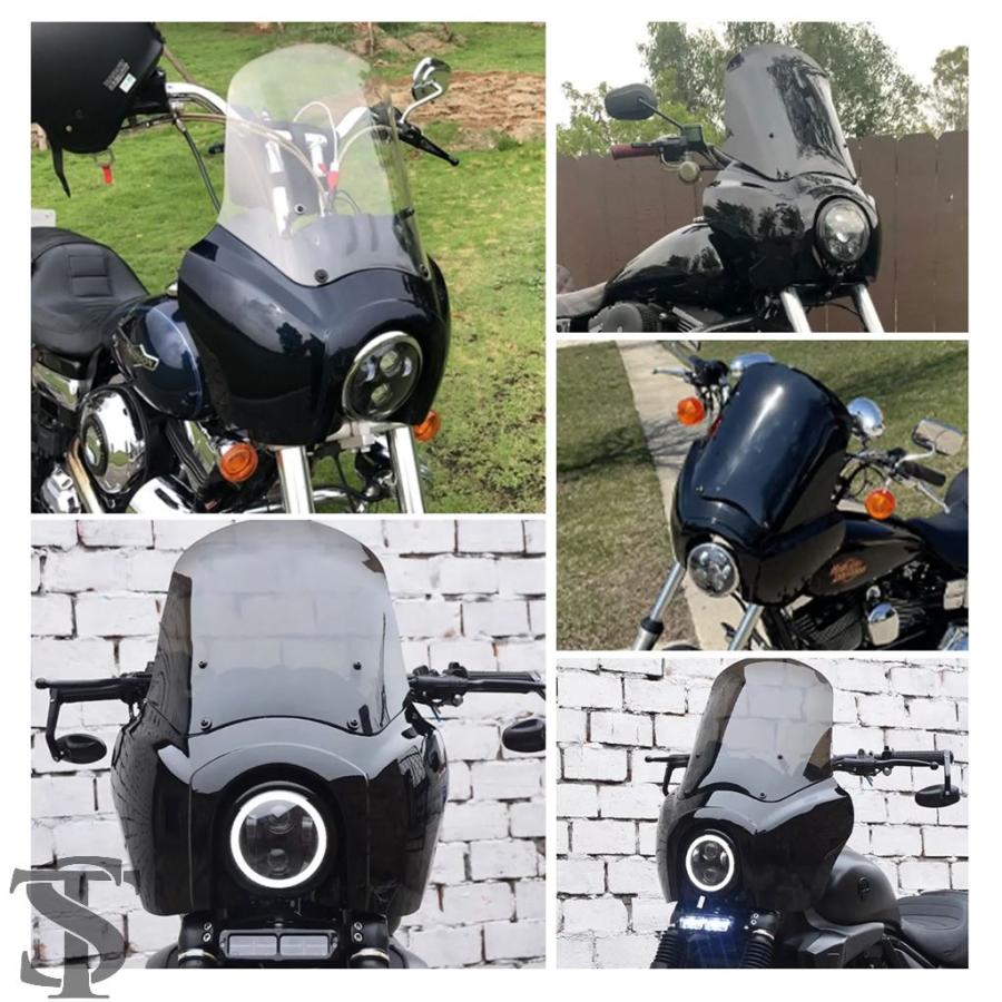並行輸入品 クリアウィンドシールド TSPORTフロントフェアリング 