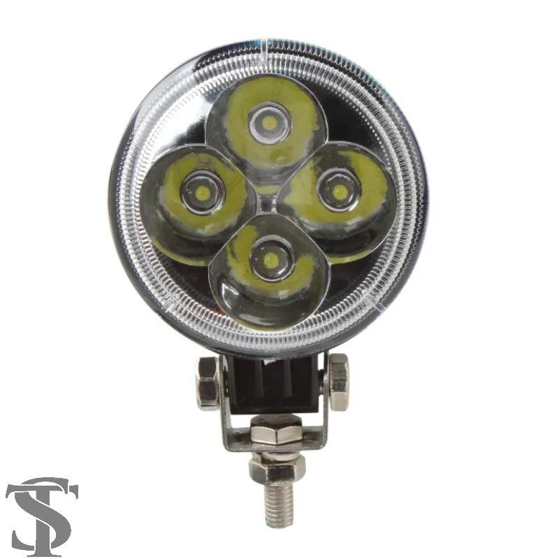 LEDスポットライト12灯 並行輸入品】バイク用ヘッドライト 12W 3インチ 小型太陽光LED
