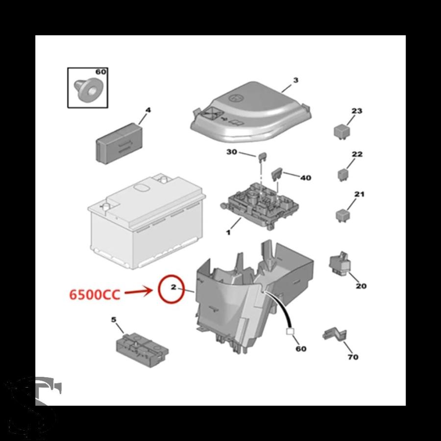 並行輸入品】6500CA プジョー 307CC SW 308CC 408 3008 RCZ シトロエン