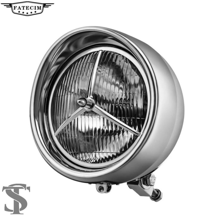 並行輸入品 7インチ LED クラシック カスタム ブリム トリム カバー