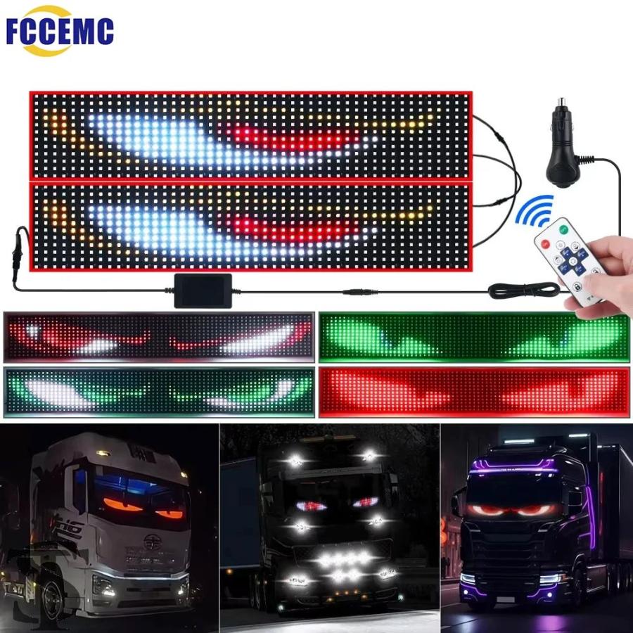 【再入荷】LEDデビルアイ 大型 2個セット 楽天市場】【一部即納】 車用デビルアイライト LED ディスプレイ