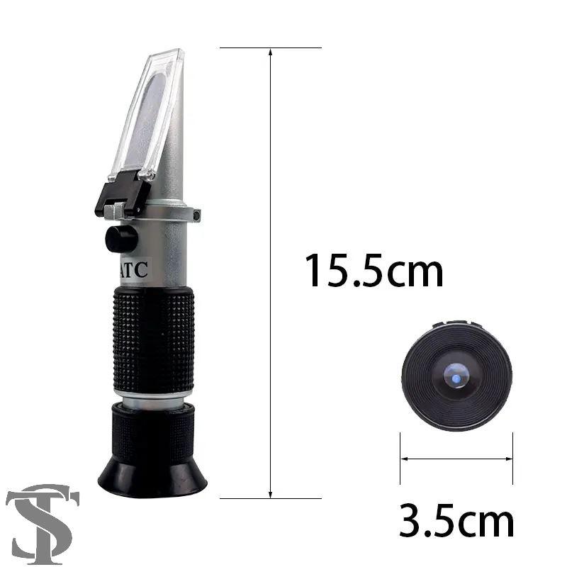 【並行輸入品】 ATC屈折計 不凍液凝固点測定装置 冷却液試験装置 自動車バッテリー屈折計 アドブルー濃度測定装置 エチレングリコール | ブランド登録なし | 03